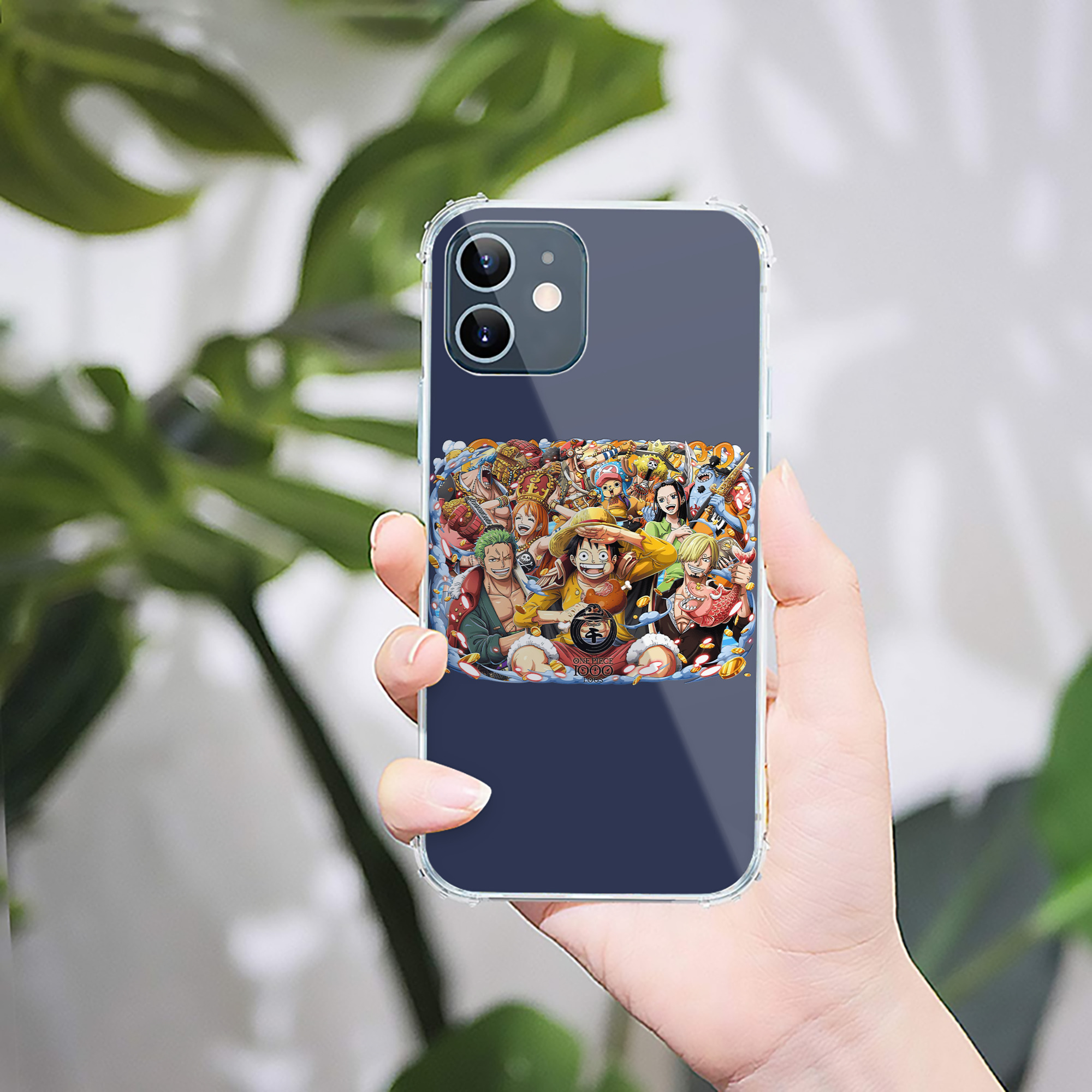 （画像用） ワンピース モンキー・D・ルフィ ONE PIECE Monkey D. Luffy 【iPhone 12シリーズ対応】透明スマホケース（クリアソフトケース）
